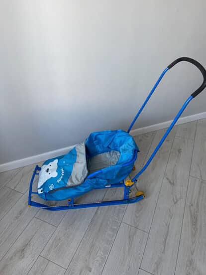 Санки зимние в хорошем состоянии