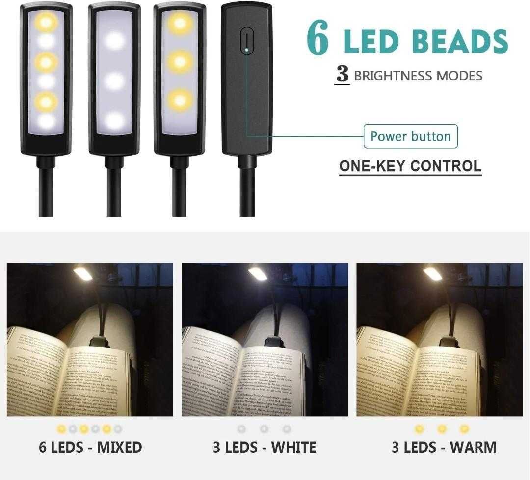 Omeril led лампа за книга