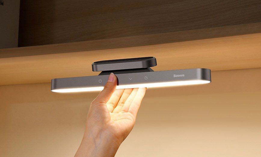 Магнитна настолна LED лампа-Baseus Magnetic Stepless Dimming Desk Lamp