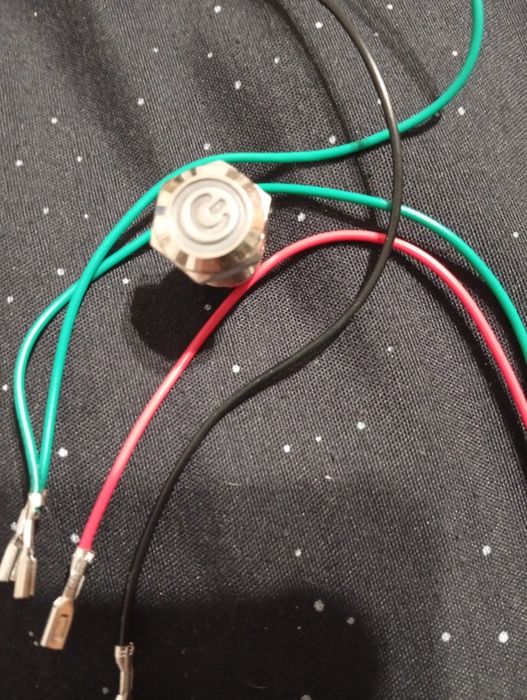 accesorii,întrerupător  tip buton 16mm,5buc 220v, întrerupător reset