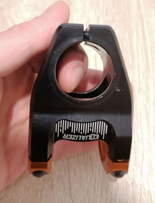 Pipa ghidon bicicleta Fann Equalizer 35 cu 35 mm(rise +10,-10)