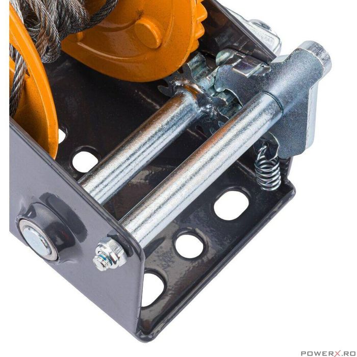 Troliu manual 454 Kg, cu cablu 5m, Powermat