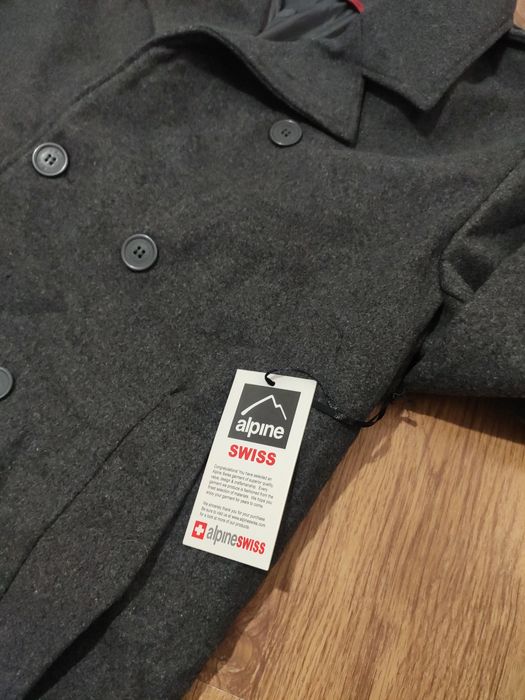 Palton Alpine Swiss mix lână mărimea XL
