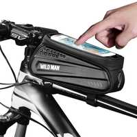 Geanta pentru bicicleta, cu ecran tacti pentru telefon, impermeabila