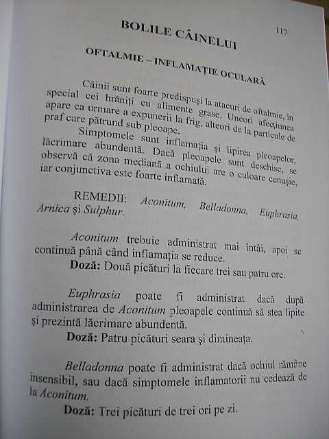 Carte Homeopatie veterinara