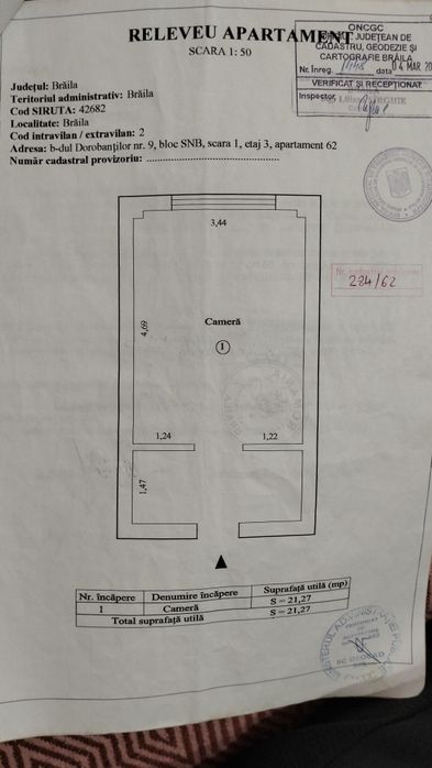 Garsoniera  zona Bariera