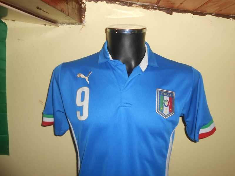 tricou fotbal italia balotelli #9 puma marimea S