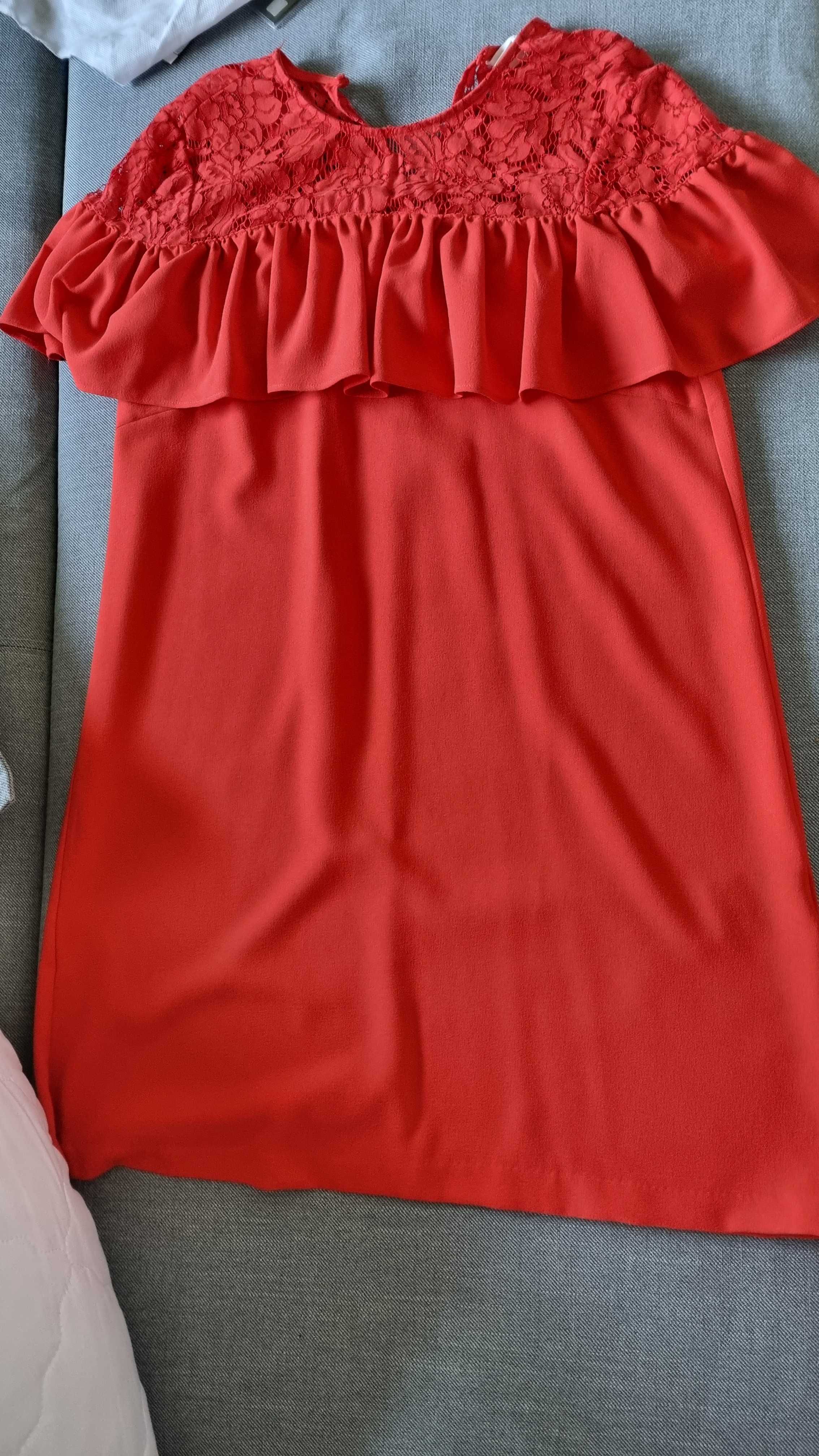 Червена официална рокля Н&M