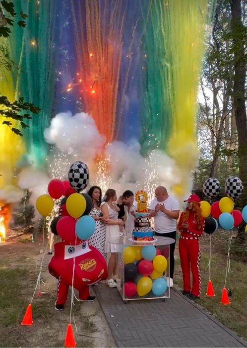 Artificii Gender Reveal - Baby shower -Declansare automata