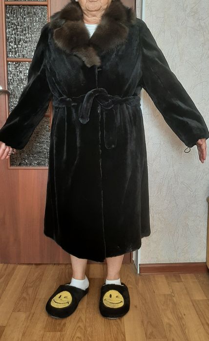 Шуба норковая длинная