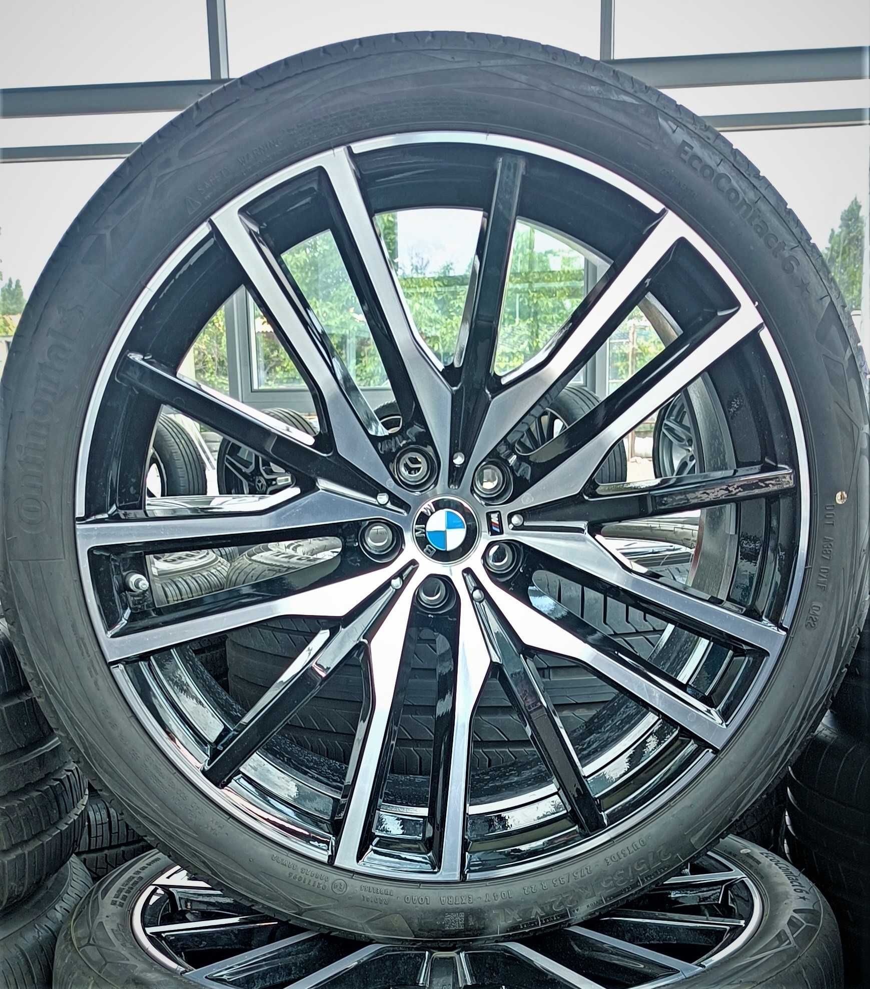 Jante BMW X5 X6  G05 G06  Anvelope vara noi Continental  315 30 22