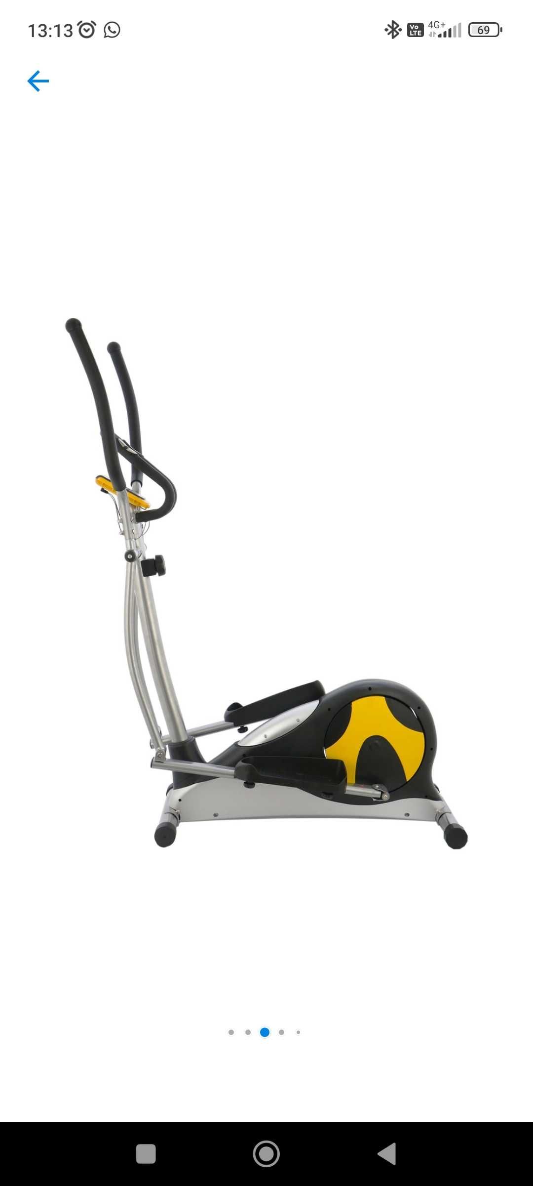 Bicicleta magnetica, elliptical trainer fy-8001, volanta 6 kg