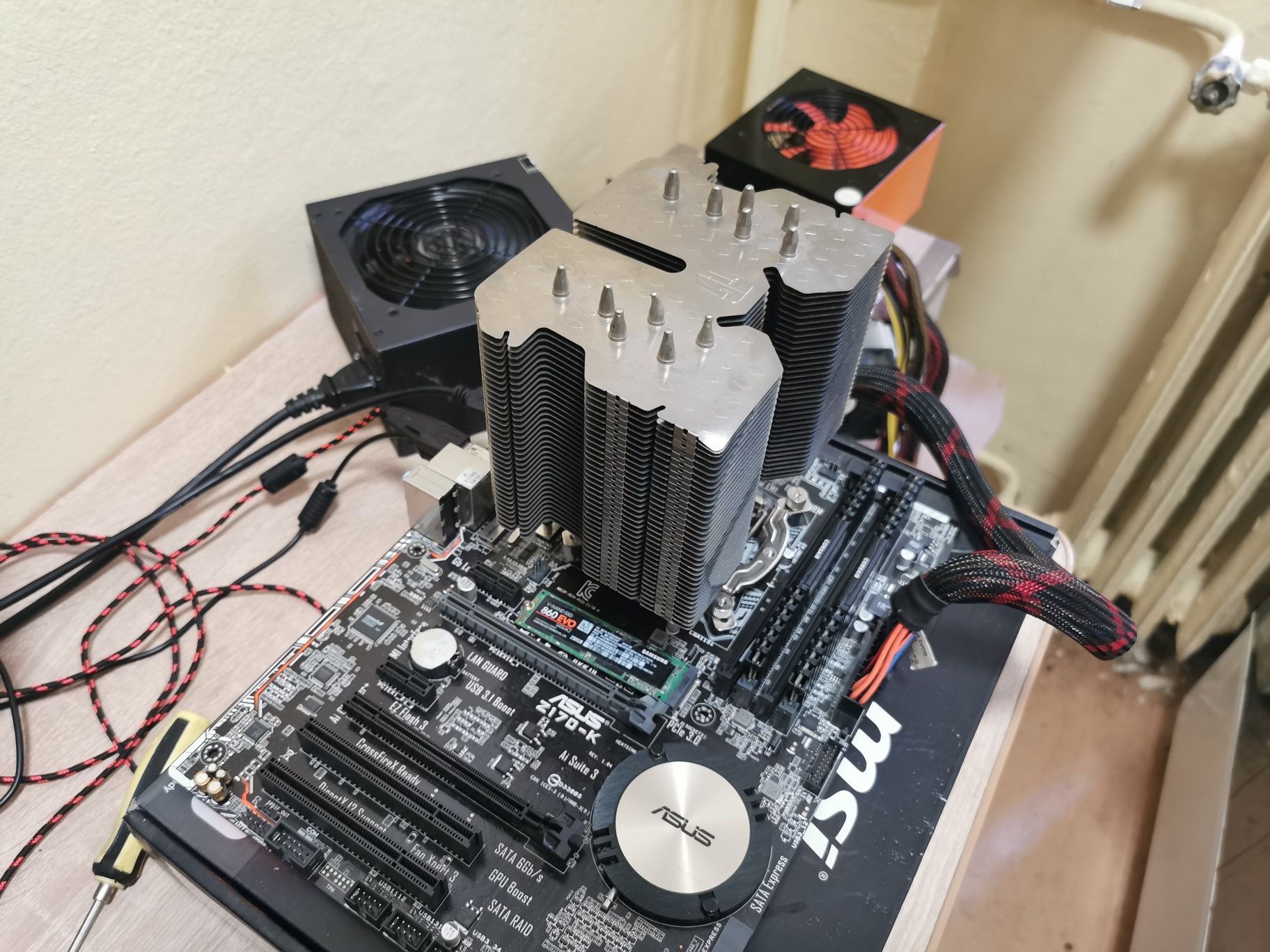Kit intel l7 6700k placa rami și ssd m2