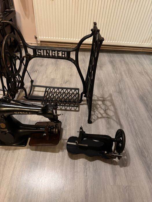 Masina de cusut piele singer 1890