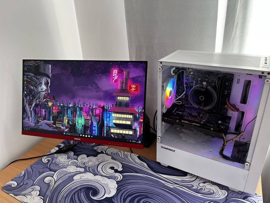 Игровой пк ryzen 5 5600x rx 570