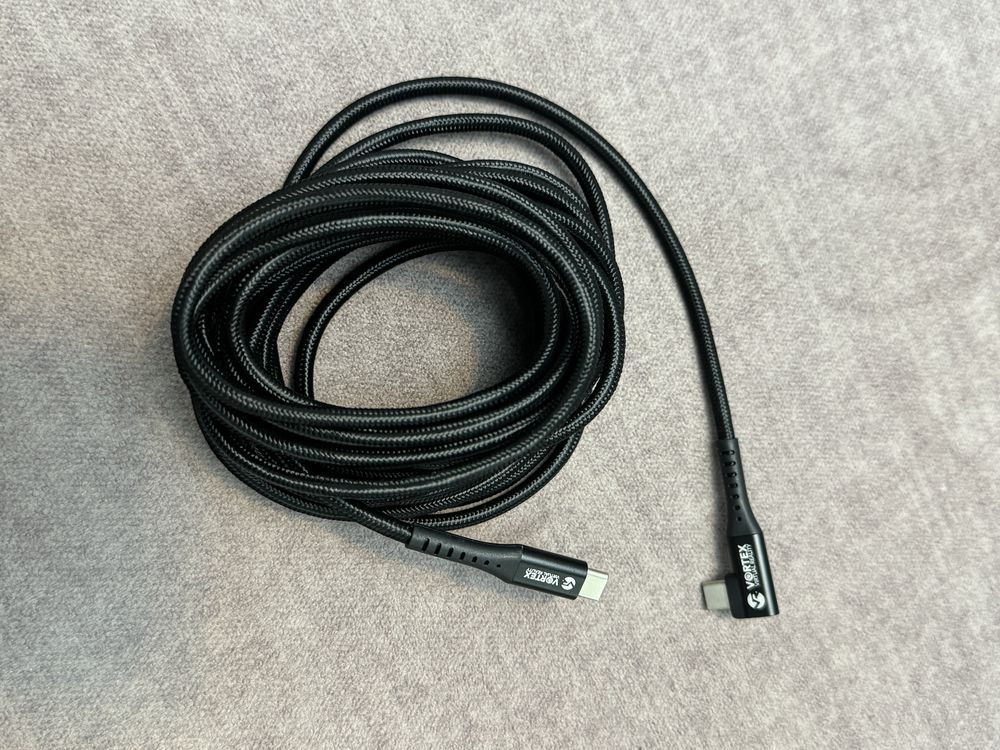 Cablu Vortex USB C la ambele capete,  5 m lungime