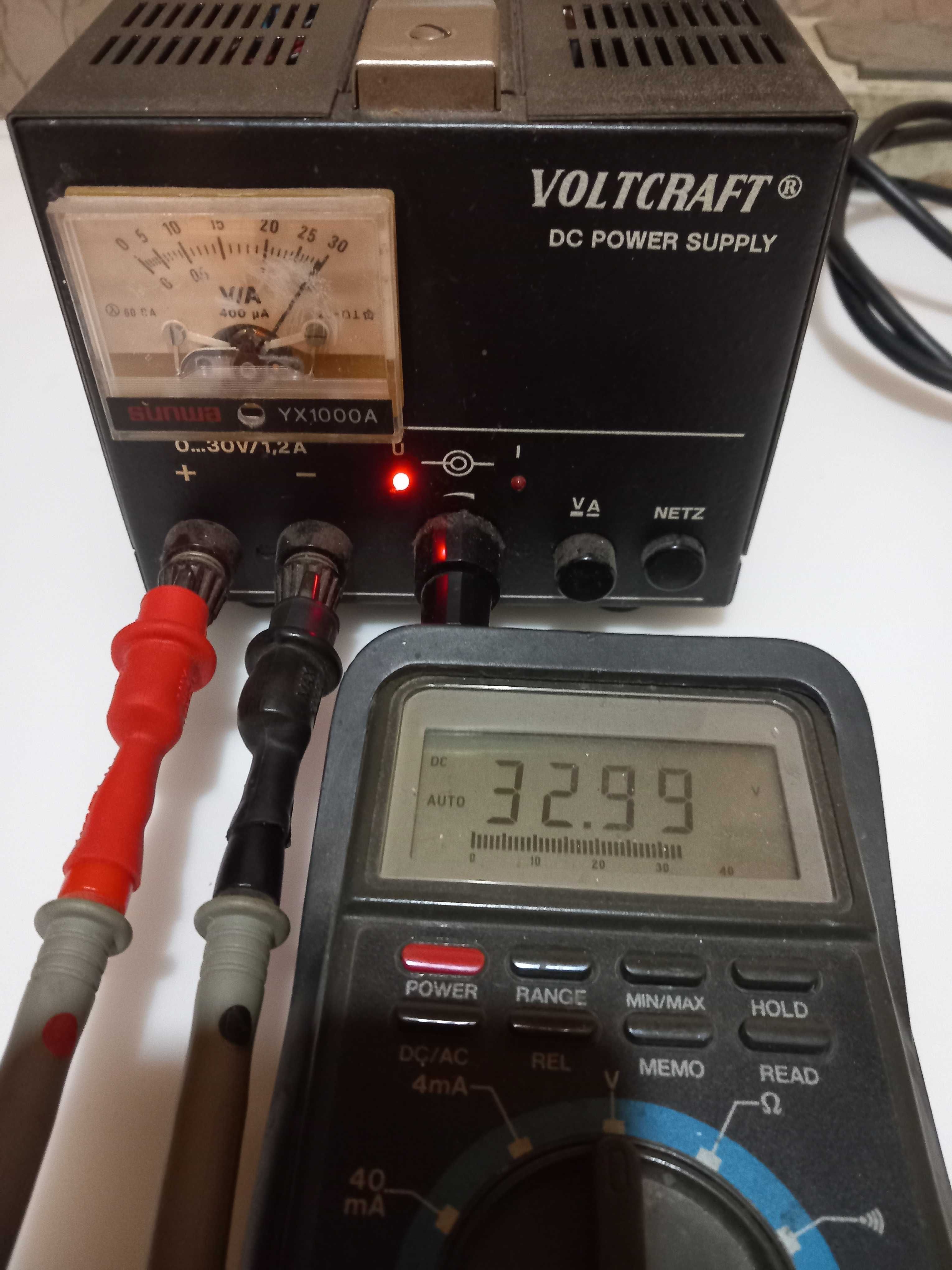 Лабораторно захранване Voltcraft 0-30V 1.2A