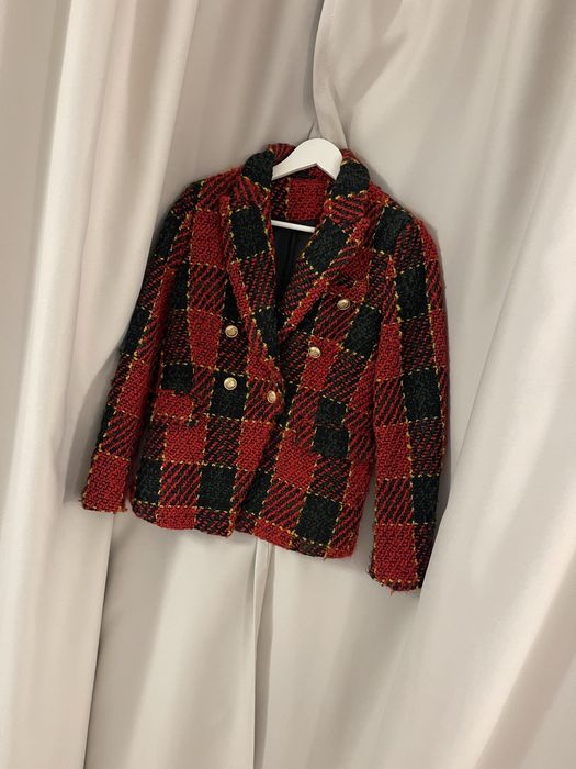 Палто каре букле