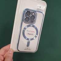 iPhone 15 Pro - Husa MagSafe - Blue - cerc magnetic