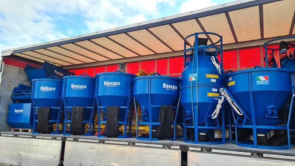 Bena de macara pentru turnat beton, bena beton 800 litri