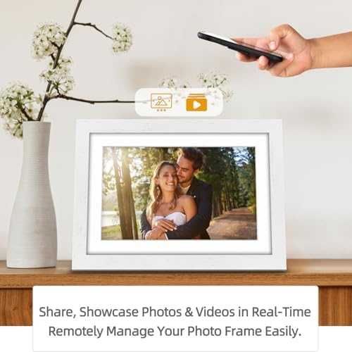 Нова Смарт дигитална рамка 10.1” WiFi 32GB Uhale, подарък идея спомен