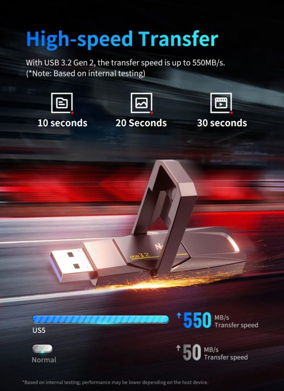 USB Flash накопитель 1Tb Netac US5 Black