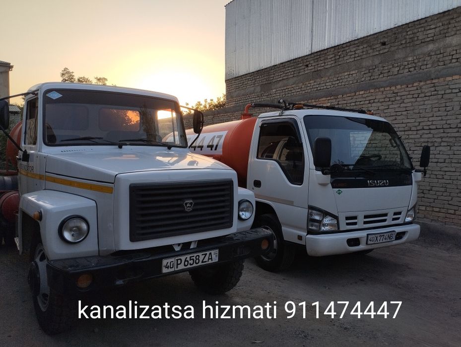 Gavnavoz hizmati quduqlar yamalar tozalash