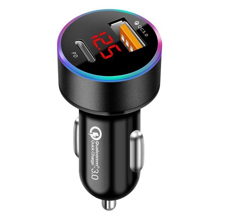 incarcatoare auto fast charge 66w iPhone Samsung Xiaomi Huawei Honor