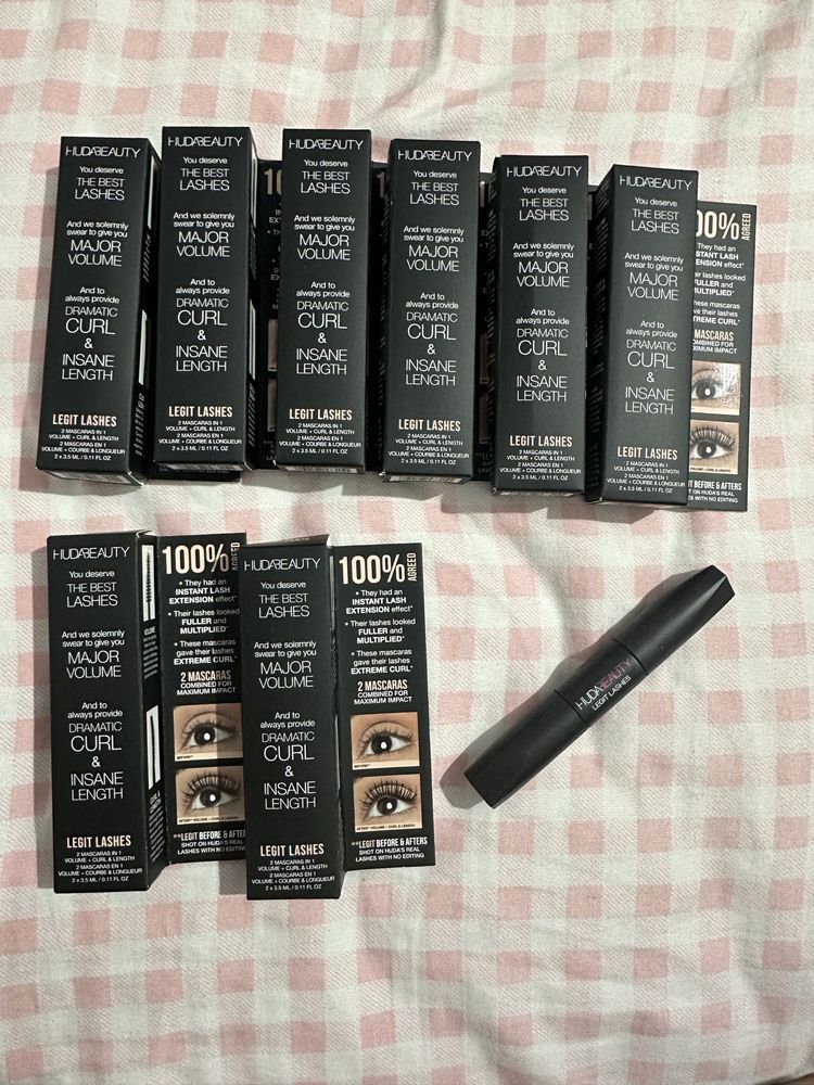 Huda beauty legit lashes mini mascara спирала