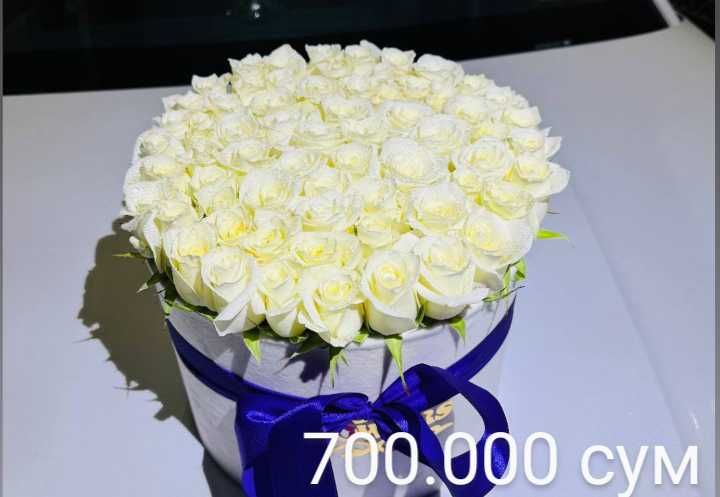 Доставка цветов. 101 роза от650.000сум.