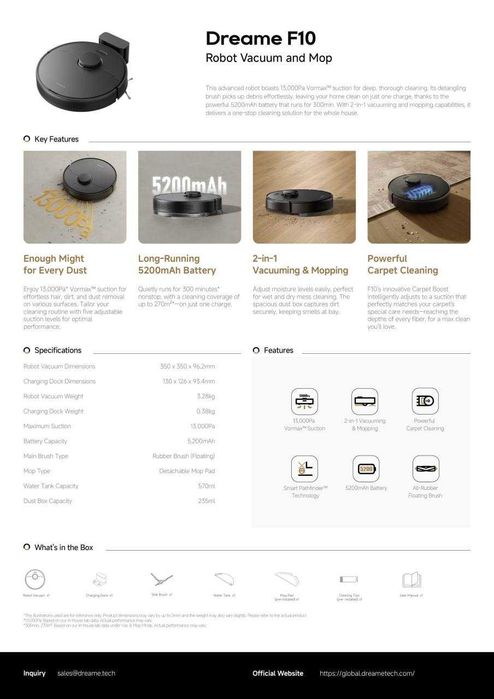 Пылесосы DREAME   модель есть склад оптом +бонус  и Даставка бесплатна