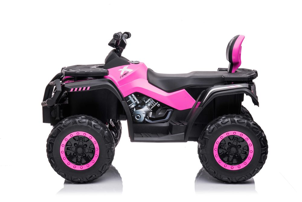 ATV electric Kinderauto BJX615 2x 50W 12V 7Ah cu scaun tapitat #Pink