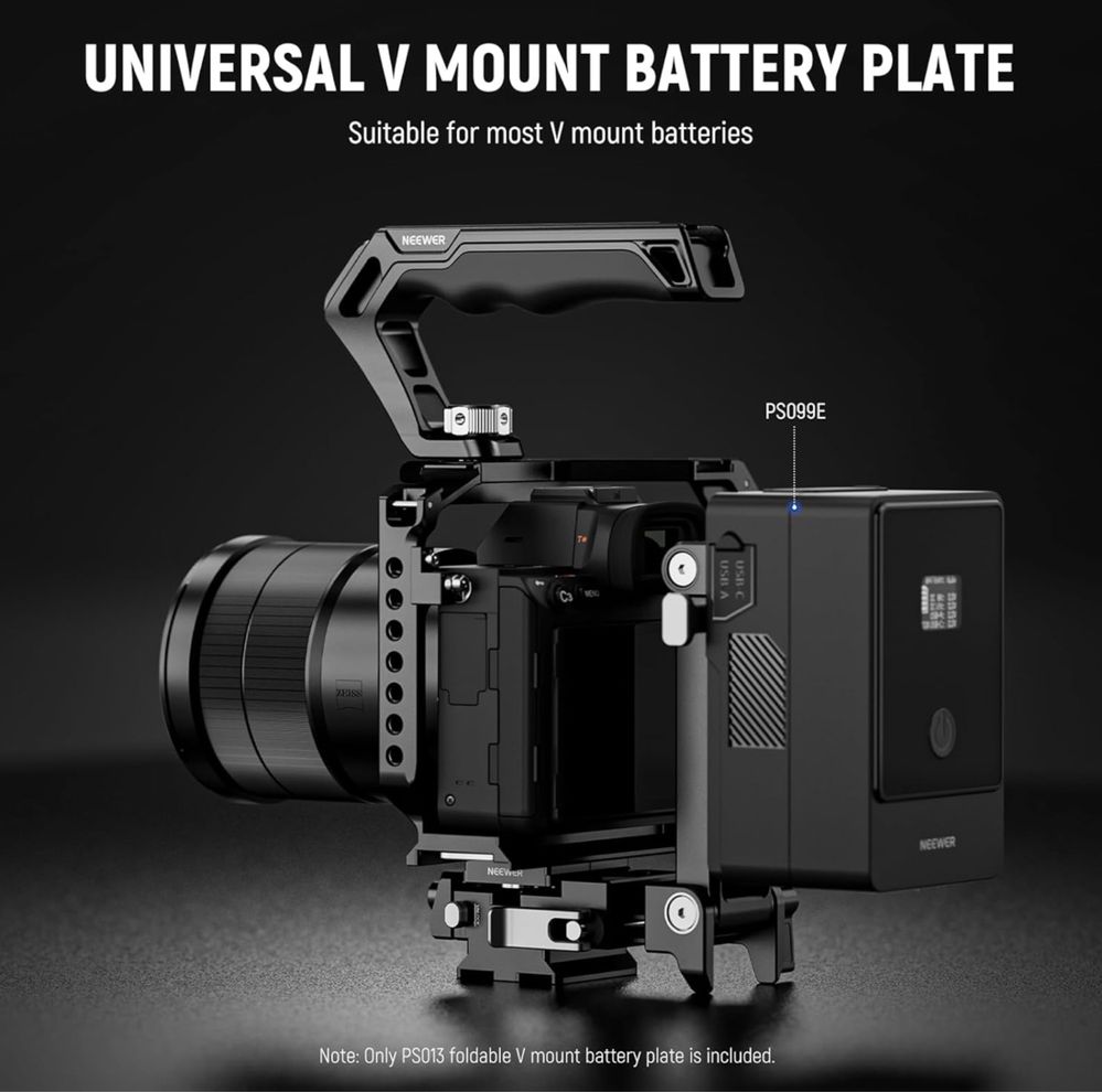 Плючка за V mount. Arca. Риг. Кейдж. quick release. Ronin.