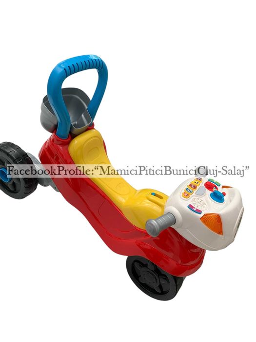 Motocicleta interactiva 3 in 1 de la VTech (in limba engleza)
