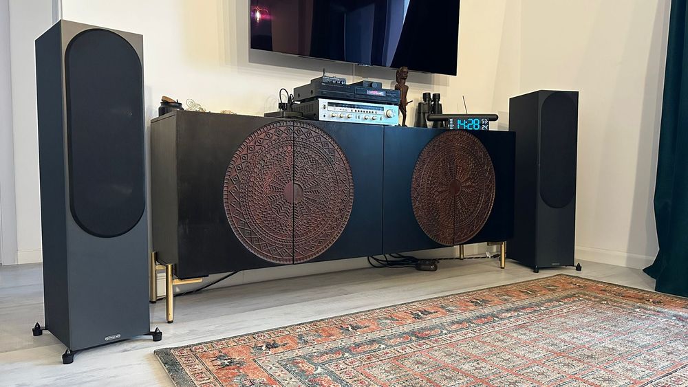 Boxe Monitor Audio BRONZE 500 k noi 200W-8 Ohmi in cutii, plase magnet