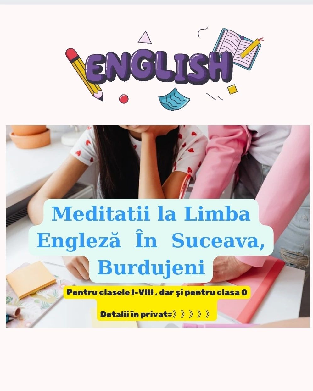 Meditatii la Limba Engleză În Burdujeni