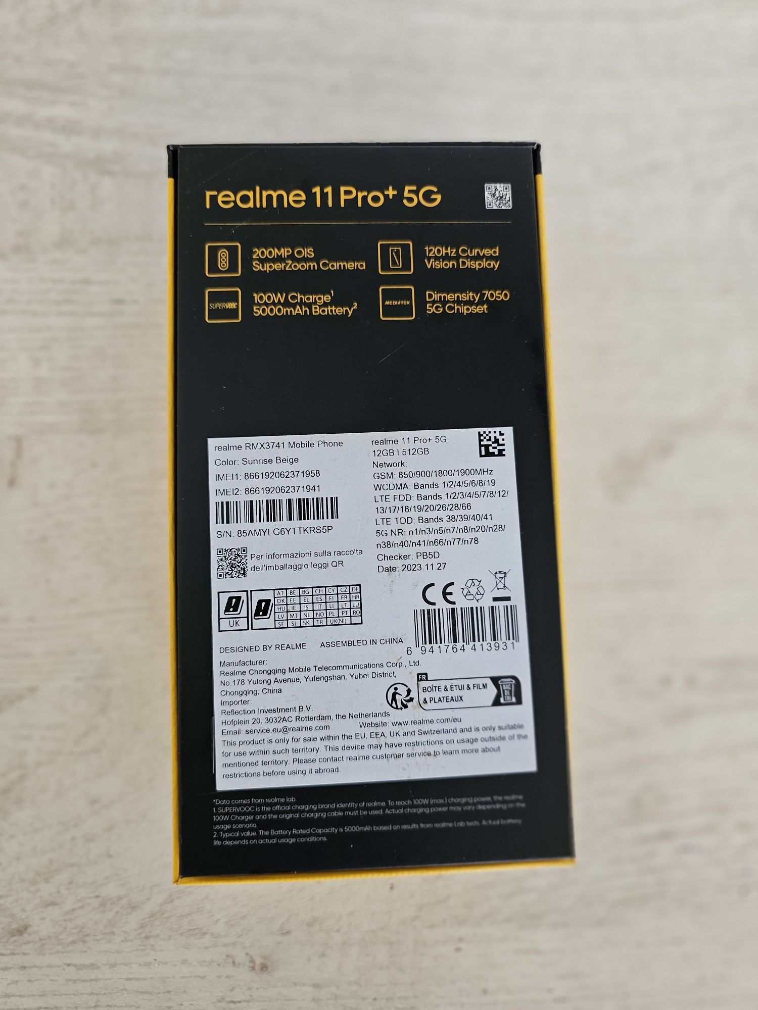 Vând Realme 11 pro+