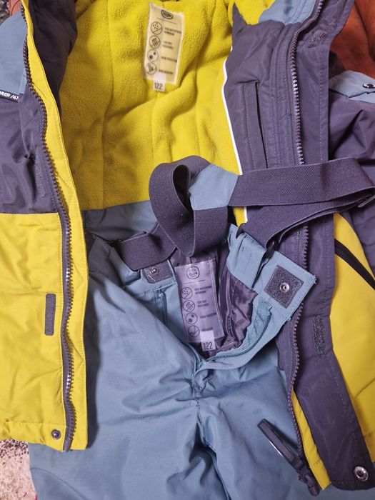 Costum ski marimea 122, helanca costum, ghete iarna/zapada