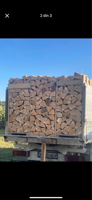 Lemne de foc paletizate taiate sparte