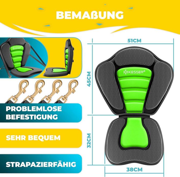 KESSER® SUP седалка за дъска за гребане в изправено положение
