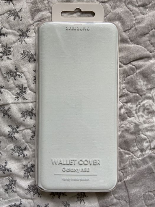 Husa originala Samsung A50 wallet NOUA