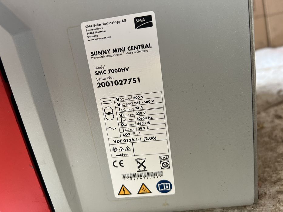 Vand invertoare SMA ON-GRID 30 de bucati sunt si noi si folosite