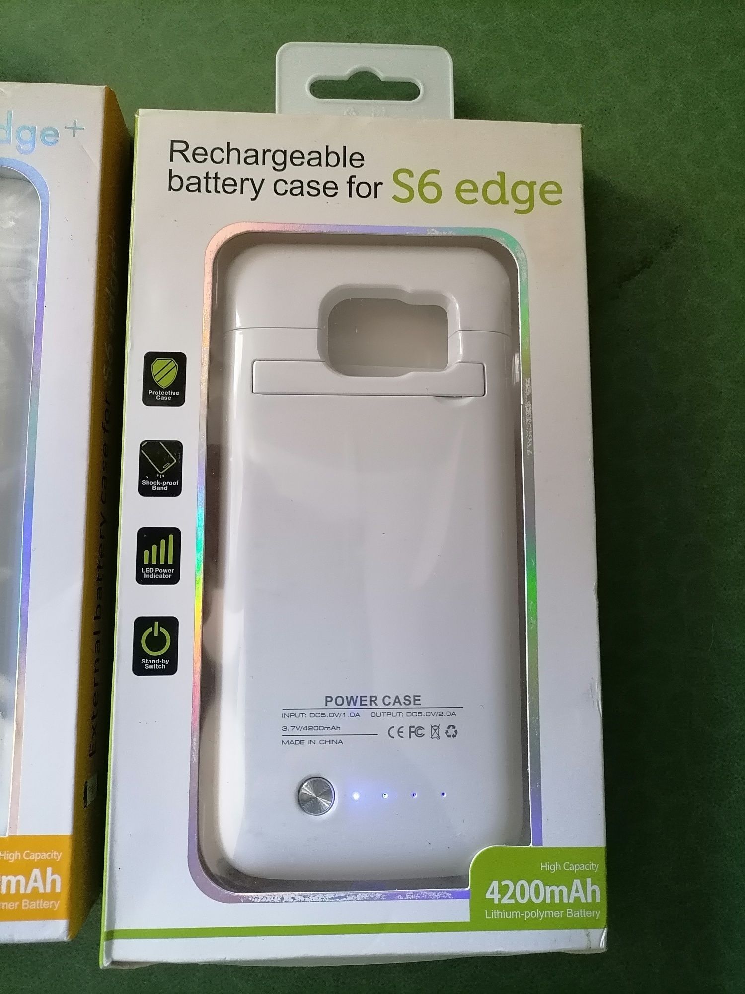 Carcase cu acumulatori externi Samsung S6 edge și edge+