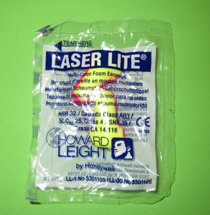 Нови тапи за уши Laser Lite Howard Leight / Honeywell earplugs
