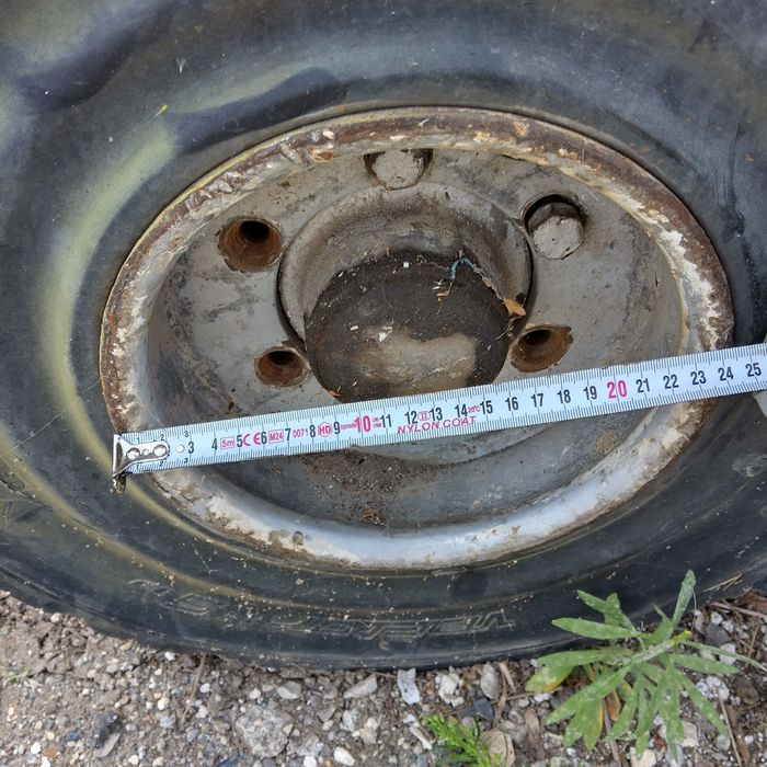 Бандажни гуми с джанти от мотокар Кларк Clark 6.50 x 10 и 7.00 - 12