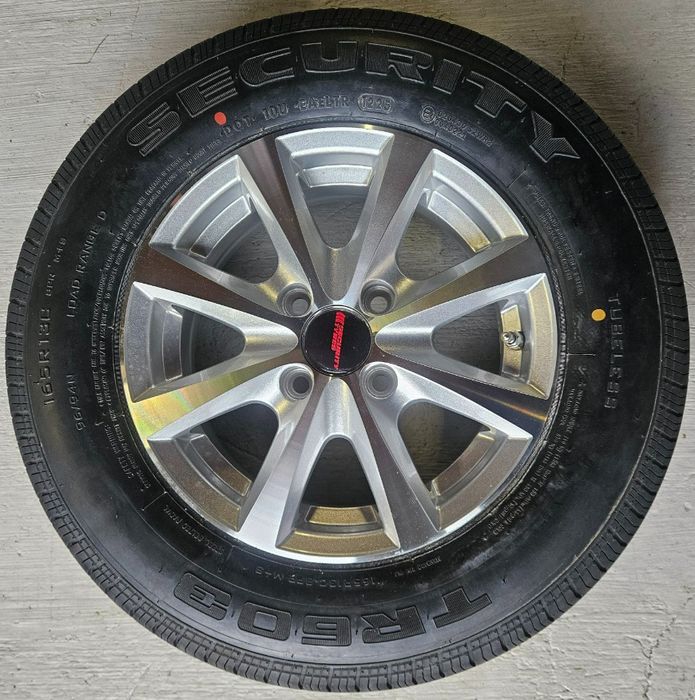 Roata completa 165R13C Anvelopa Security pe Janta aliaj 5Jx13