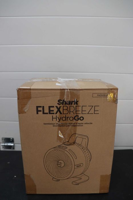 Shark FlexBreeze HydroGo, преносим вентилатор с мъгла, поток до 19м