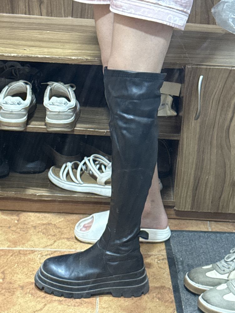 сапоги длинные бу