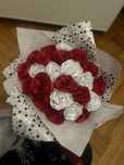 Buchet de flori din satin