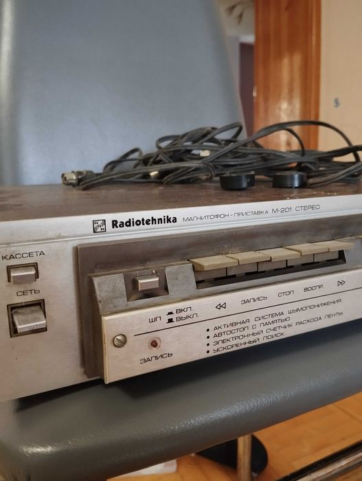 Radiotehnika магнитофон-приставка М-201 стерео